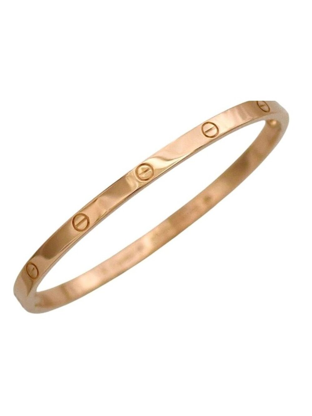 Cartier Bracelet Love Small Model Official Customer Polished Pink Gold Bangle